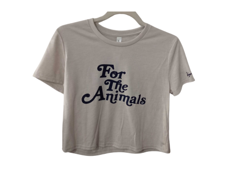 Vegan Power Co  For The Animals  Cropped Tee Fashion