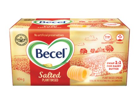 Becel Plant-Based Salted Brick - 454g Online Hot Sale