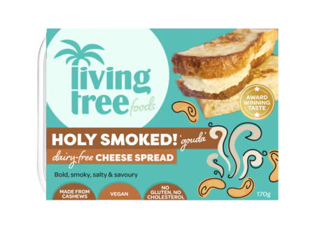 Living Tree Foods Holy Smoked! Cashew Cream Cheese - 170g Supply