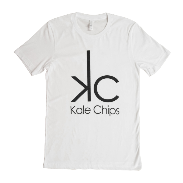 Veganized World   Kale Chips  Unisex White T-Shirt For Cheap