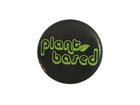 Vegan Power Co  Plant Based  1  Button on Sale