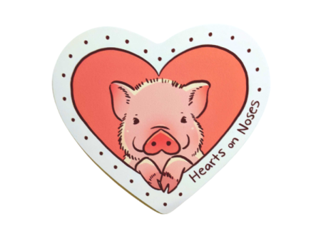 HarmLessBeings  Hearts on Noses  Heart Sticker Online Sale