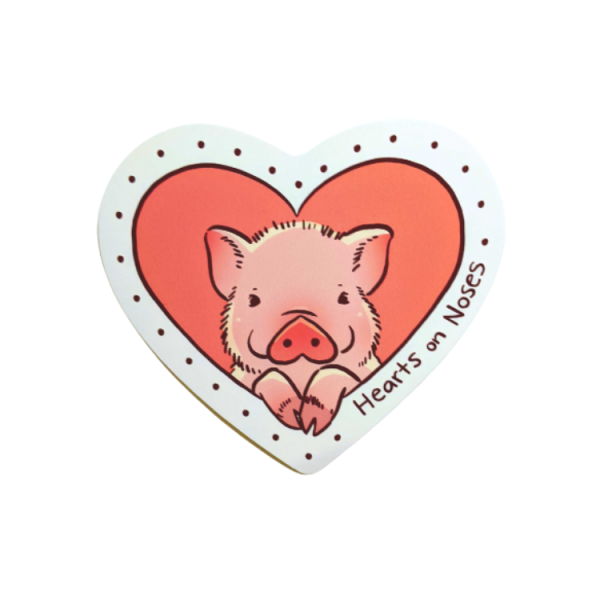 HarmLessBeings  Hearts on Noses  Heart Sticker Online Sale