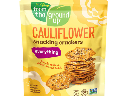 From The Ground Up Cauliflower Everything Snacking Cracker - 100g For Cheap