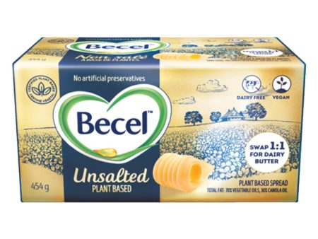 Becel Plant-Based Unsalted Brick - 454g Online Hot Sale