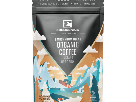 Ergogenics 8 Mushroom Blend Organic Coffee - 120g Online Hot Sale