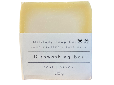 Milklady Soap Co Citrus Dishwashing Soap Bar - 245g For Sale