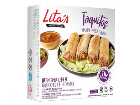 Lita s Mexican Foods Bean & Cheeze Taquitos 4 Pack - 280g Online Sale