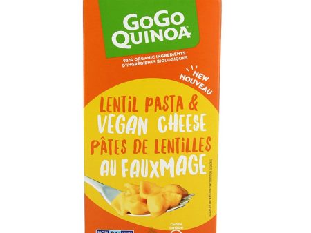 Gogo Quinoa Lentil Pasta & Vegan Cheese - 156g For Sale