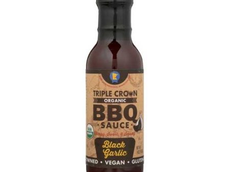 Triple Crown Organic Black Garlic BBQ Sauce - 350ml on Sale