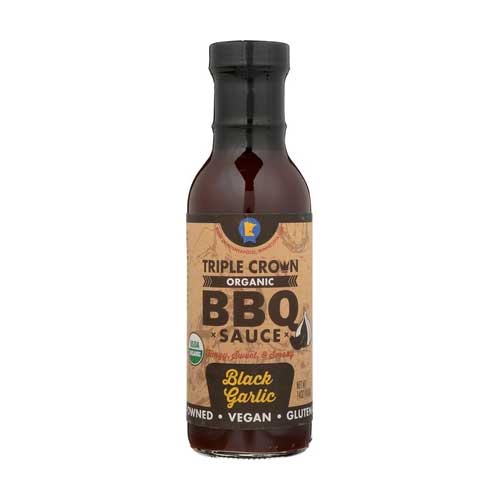 Triple Crown Organic Black Garlic BBQ Sauce - 350ml on Sale