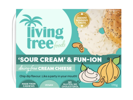 Living Tree Foods Sour Cream and Fun-ion Cream Cheese - 170g Fashion