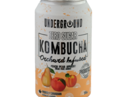 UnderGround Orchard Infused Zero Sugar Kombucha - 355ml Cheap