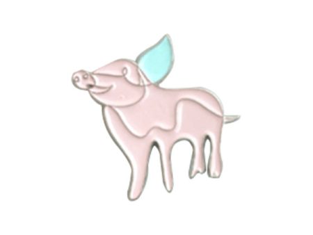 Vegan Supply  Pig  Enamel Pin Sale