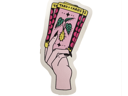 Vegan Supply  Taro Cards  Sticker on Sale