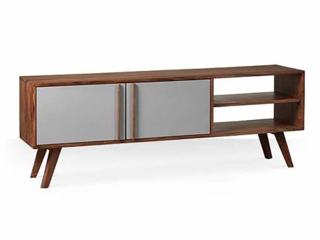 Alviro Sheesham Wood TV Cabinet | 57 x 14 x 20 inches Discount