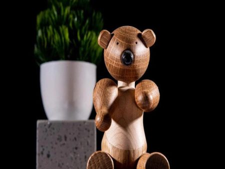 Bear Wooden Miniature Figurine | 3 x 4 inches For Sale