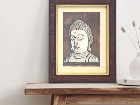 Collection Featuring Meditation Lord Buddha Wall Painting | 9 x 11 inches Sale