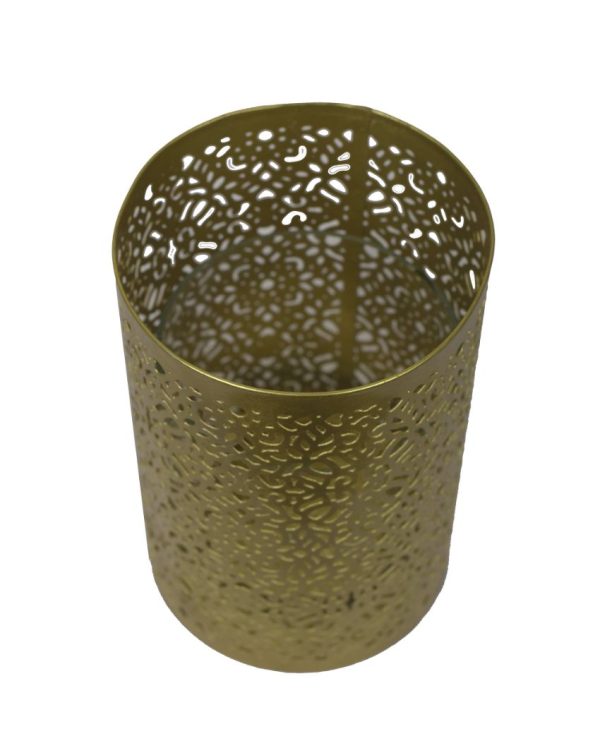 Jaali Pillar Glass Candle Holder | 6 Inches Cheap