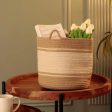 Thin Stripe Planter Basket Discount