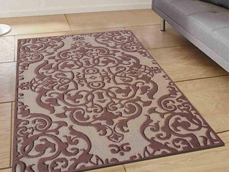 Traditional Brown Hand Tufted Wool Carpet on Sale