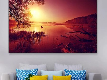 Sunrise Canvas Painting Canvas Wall Painting Online now