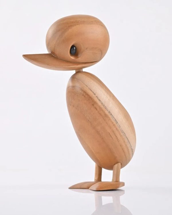 Mama Duck Wooden Miniature Figurine | 6 x 4 x 7 inches Online