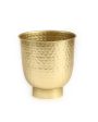 Gold Finish Planter Bucket | Plant Not Included For Sale