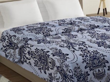 Alice Cotton Fitted Double Bedsheet with 2 Pillow Covers | Double Fitted Size | 72 x 78 Inches Supply