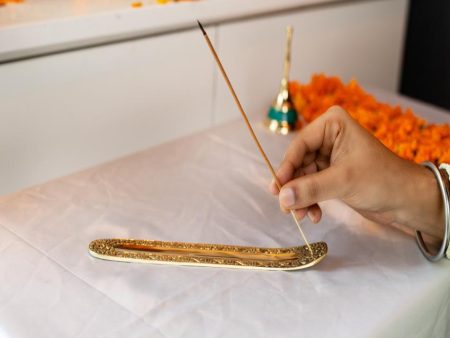 Brass Incense Stick Holder | 9 x 1 x 1 inches Online now