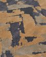 Abstract Curated Gold Polyester Carpet Online now