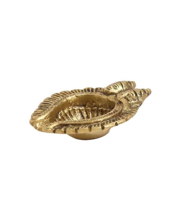 Lakshmi Ganesha Brass Diya Fashion