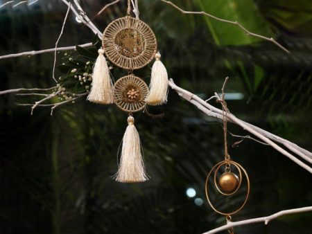 Bells In Metal Ring Christmas Ornaments | Set of 2 Hot on Sale