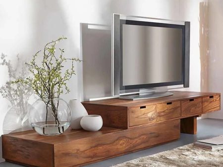 Zozo Sheesham Wood TV Cabinet Hot on Sale