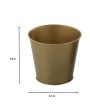 Multipurpose Metal Pots | Set of 2 | 4 Inches | 450 ml Hot on Sale