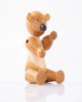 Bear Wooden Miniature Figurine | 3 x 4 inches For Sale