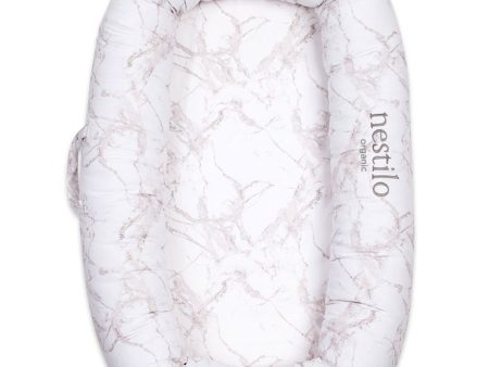 Carrara Marble Textured Organic Nestilo | 31 x 18 inches Online Sale