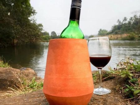 Igloo Terracotta Portable Wine Chiller | 6 x 6 x 7 inches on Sale