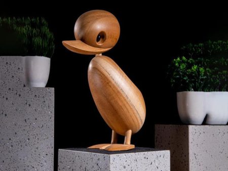 Mama Duck Wooden Miniature Figurine | 6 x 4 x 7 inches Online