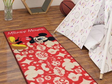 Micky Mouse Disney Polyester Carpet | 5 x 2 ft Cheap