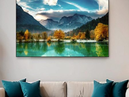 Sunrise Mountain Peak Landscapes Canvas Wall Painting Online Sale