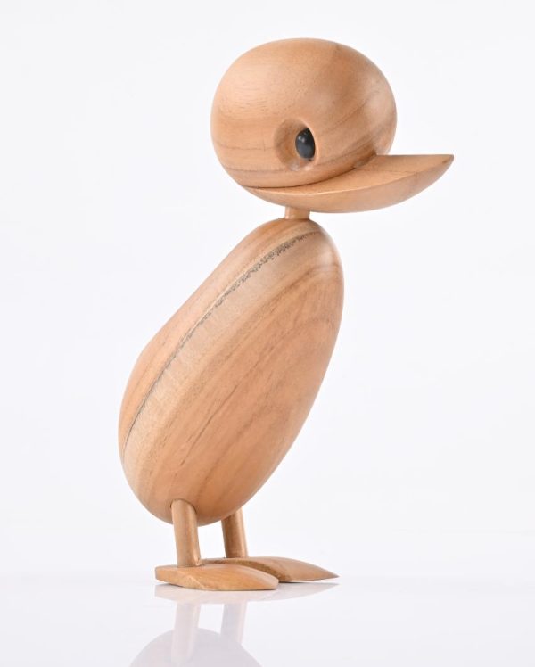 Mama Duck Wooden Miniature Figurine | 6 x 4 x 7 inches Online