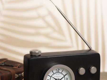 Broadcaster Aluminum Table Clock | 8 x 2 x 5 inches Online