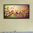 Floral Spring Background Floating Frame Canvas Wall Painting Sale