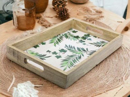 Leaf Wooden Tray | 15 x 10 inches Supply