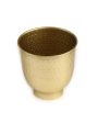 Gold Finish Planter Bucket | Plant Not Included For Sale