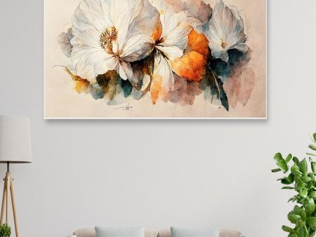 3D Vibrant Flower Canvas Wall Painting Online now