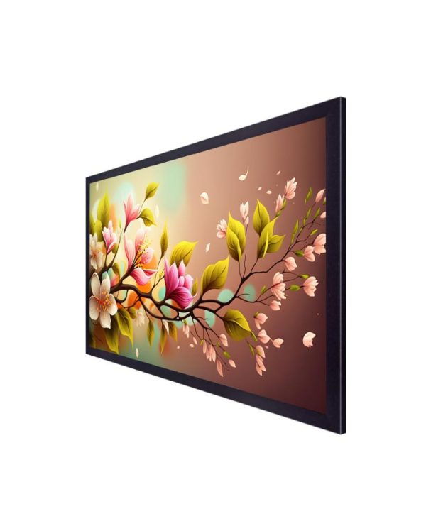 Floral Spring Background Floating Frame Canvas Wall Painting Sale