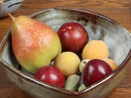 Olive Green Square Ceramic Bowl Hot on Sale