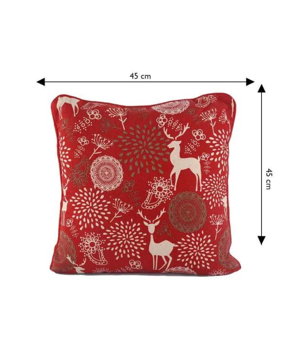 Ageless Design Cotton Cushion Cover | 18 x 18 Inches Hot on Sale